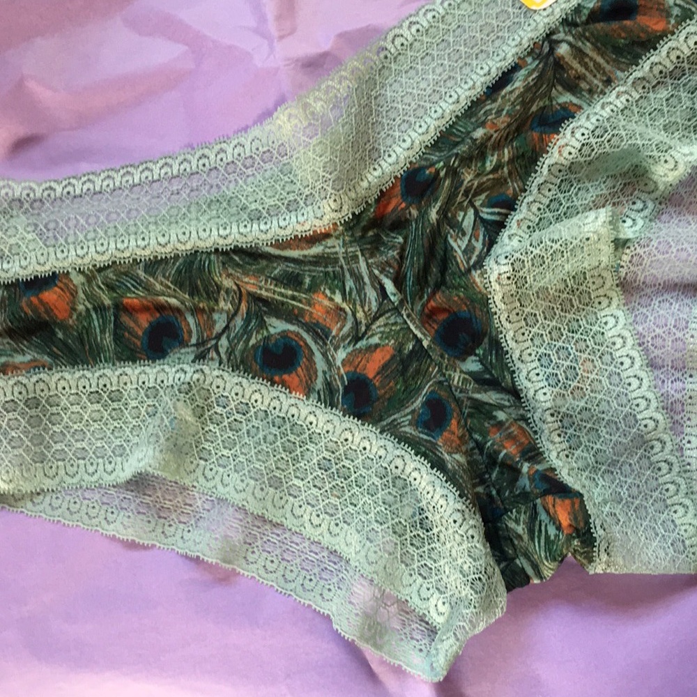 NWT Peacock Lace Hipster Undies